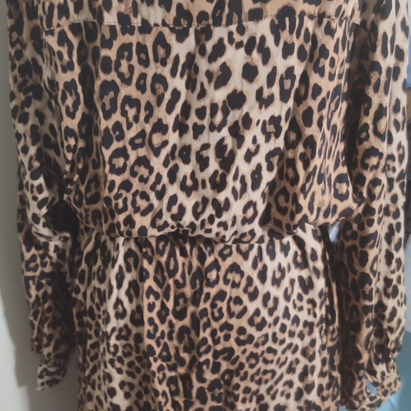 Cheetah button down dress - Picture 3 of 5